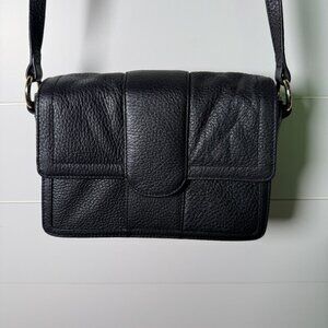 CORDER LONDON Emmeline Shoulder Bag Leather, Black